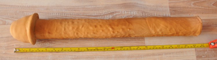 Big Foam Latex Dick, Two feet long! Futanaria