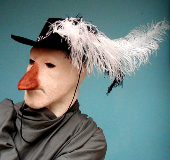 Birdie Foam latex Witch Mask