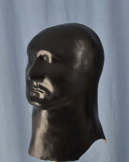 Deluxe Black Foam Latex Fetish Hood Mask