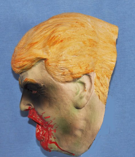 Zombie Apocalypse Donald Trump Foam Latex Mask, Sad!