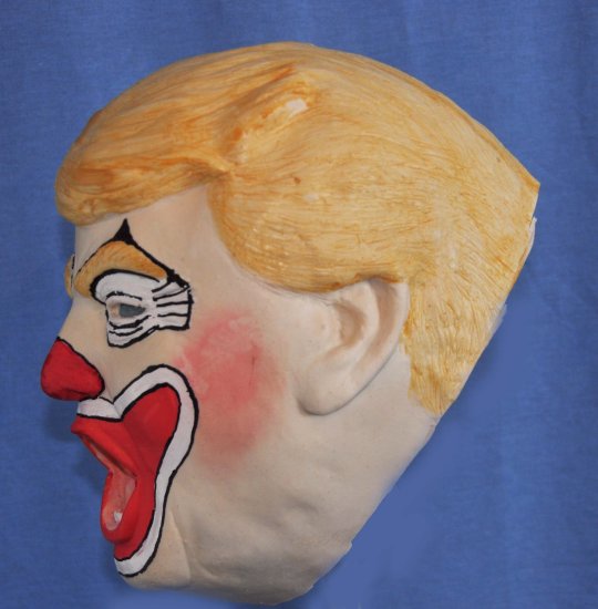 Trumpy the Clown Trump Foam Latex Mask Halloween