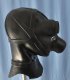 Fetish Gas Mask - Black Foam Latex Fetish Hood