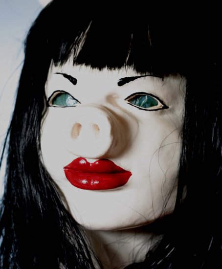 Memoirs of a Geisha Pig Foam Latex Mask