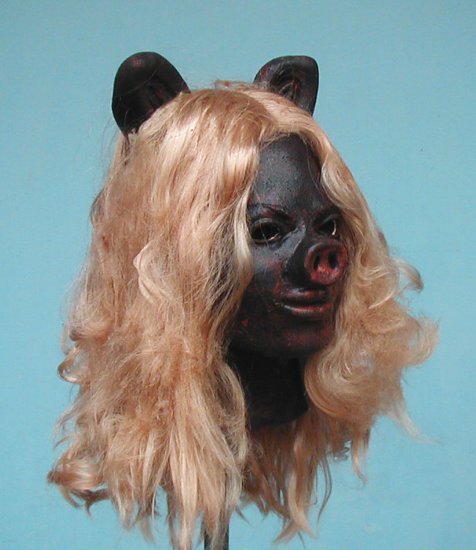 Zombie Pig  Female Foam Latex Mask