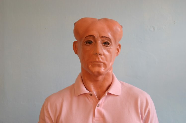 Boob Head Foam Latex Mask